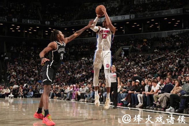 活塞克篮网3连胜 马克西29分76人送奇才4连败